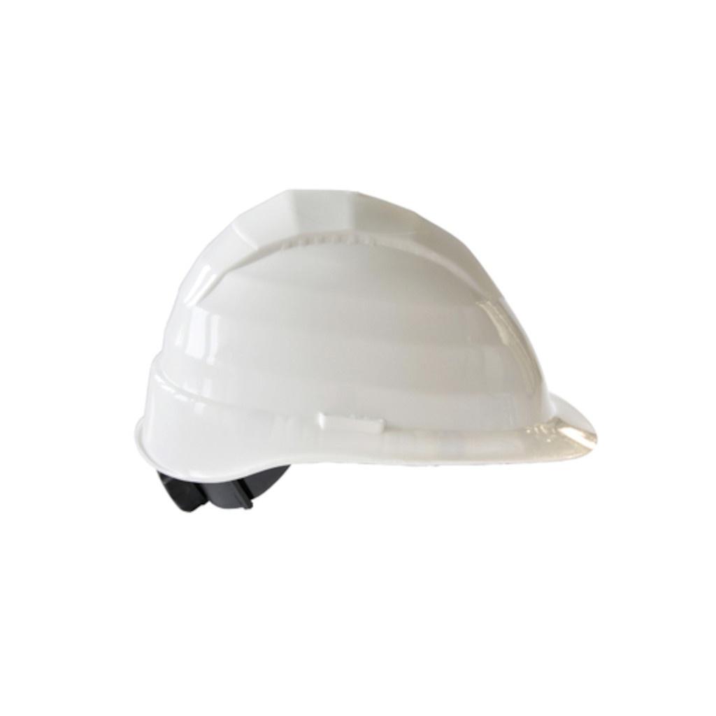 Sikkerheds hjelm, hvid, 1000V (justering med skrue)