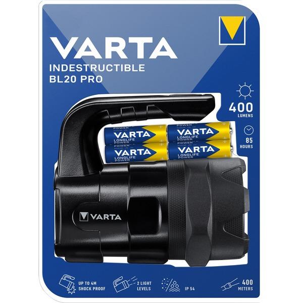 Varta Indestruct. arbejdslygte LED-incl batt. 4xC - 150Lm