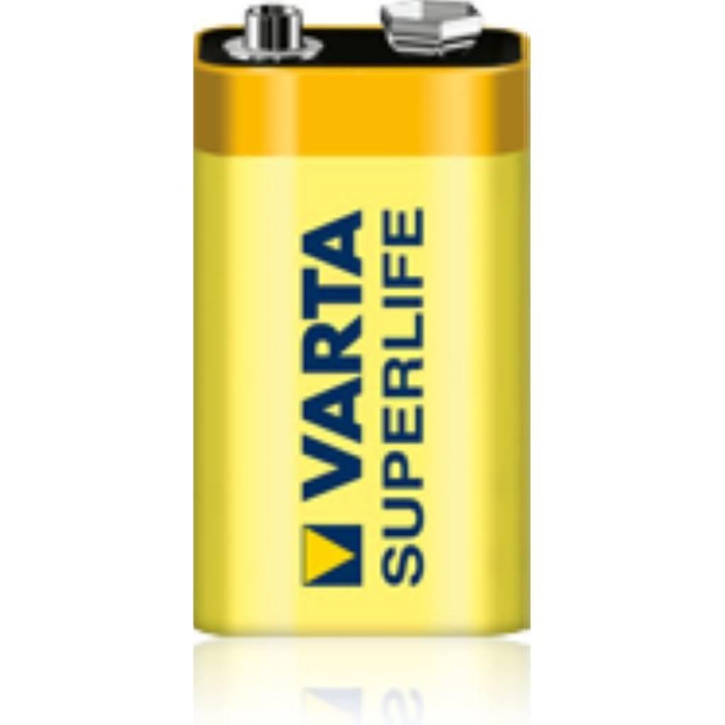 Varta batteri Superlife 6F22P 9V; 26,5x17,5x48,5mm